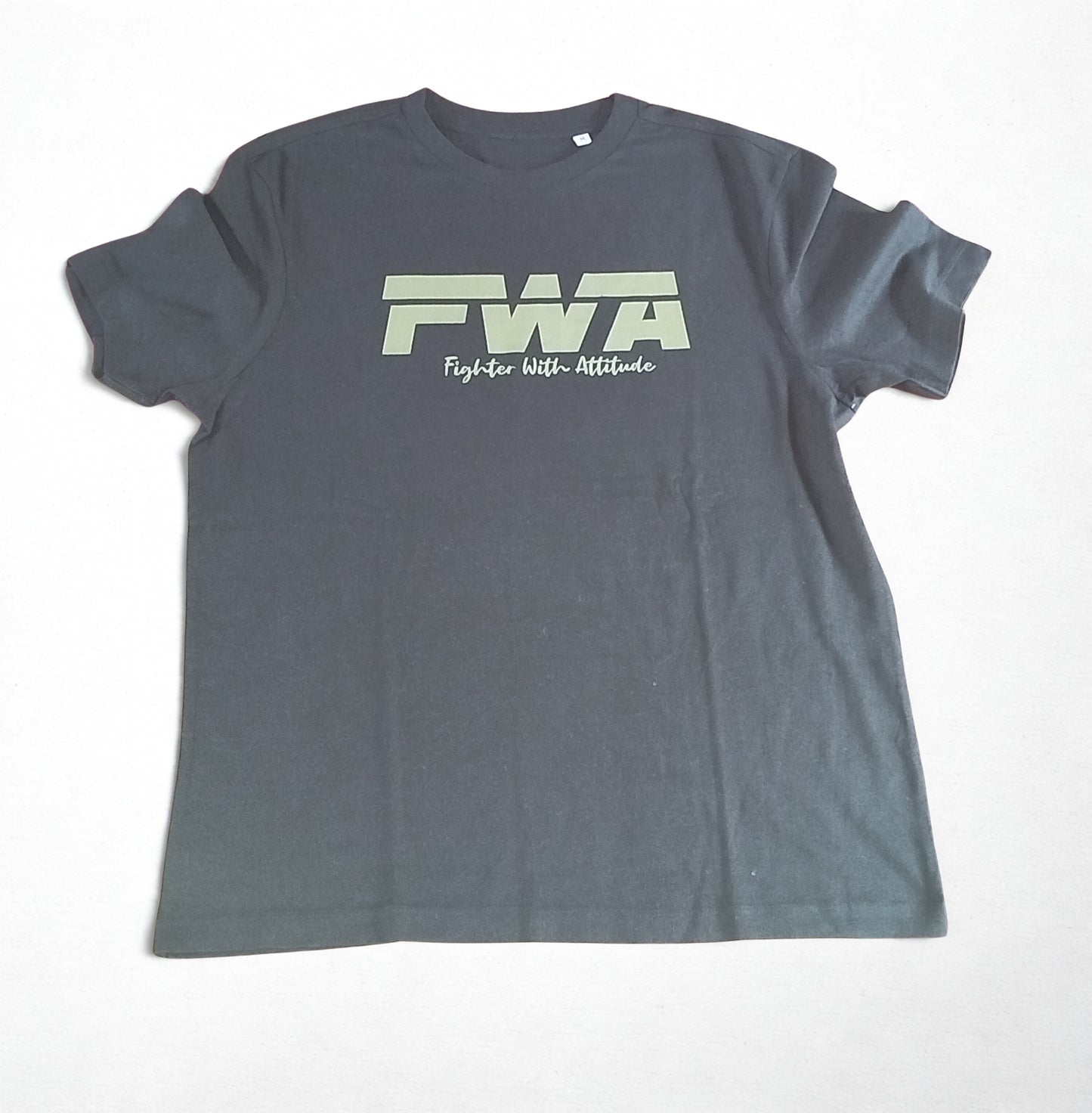 TEE SHIRT BLK-GREEN CAMO