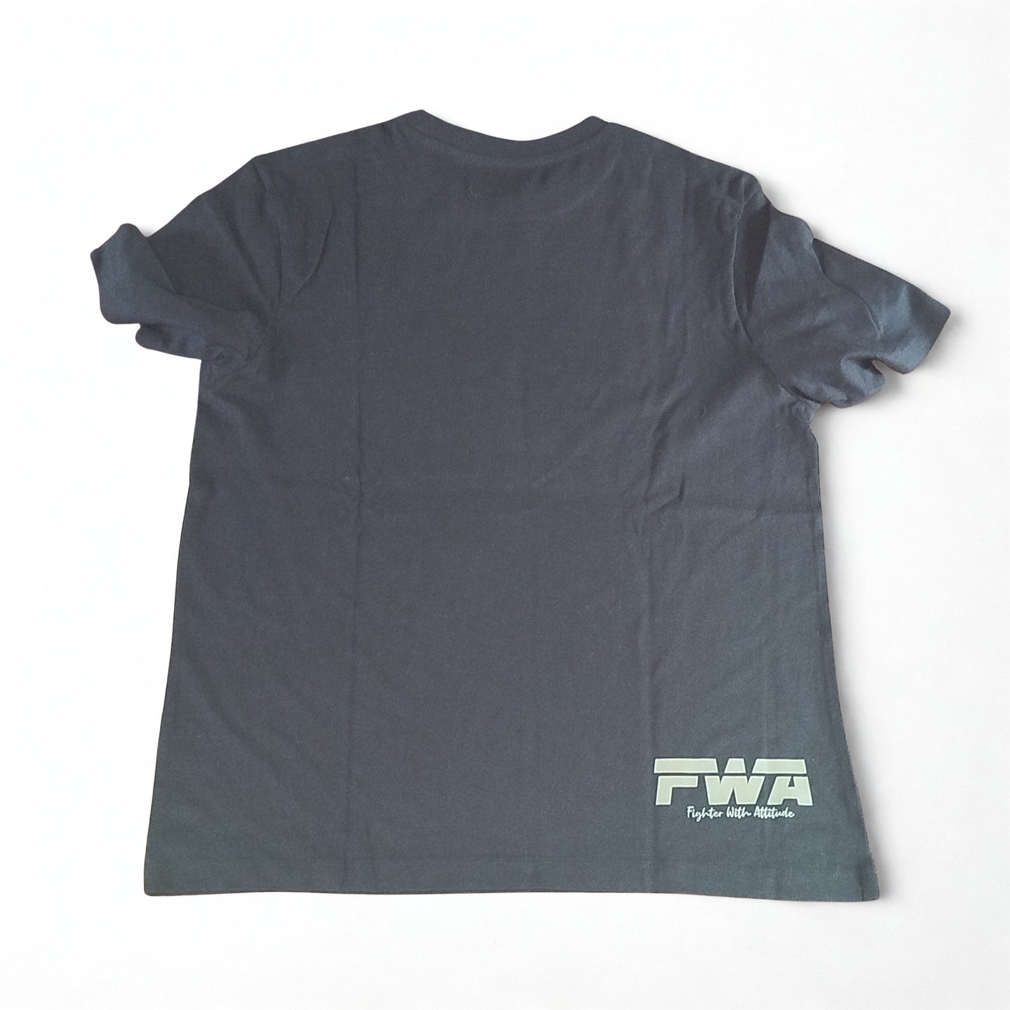 TEE SHIRT BLK-GREEN CAMO