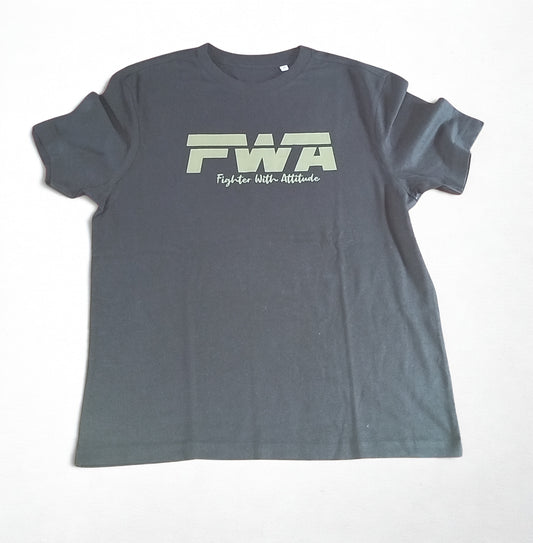 TEE SHIRT BLK-GREEN CAMO