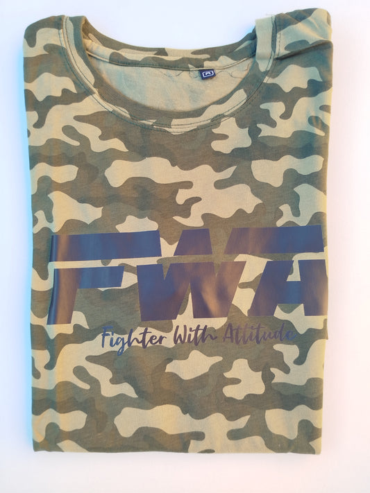 TEE SHIRT GREEN CAMO